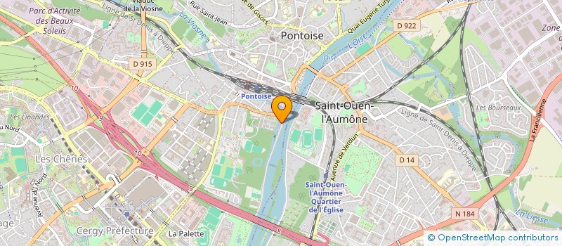 localisation de l'entreprise ALS à PONTOISE