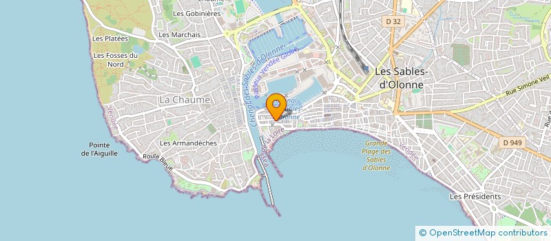 localisation de l'entreprise ALS à LES SABLES-D'OLONNE