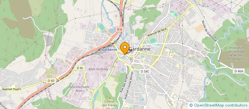 localisation de l'entreprise ALS  GARDANNE