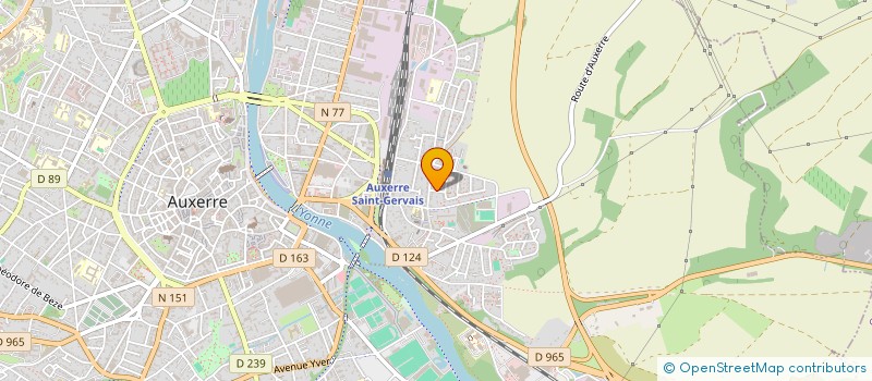 localisation de l'entreprise ALS  AUXERRE