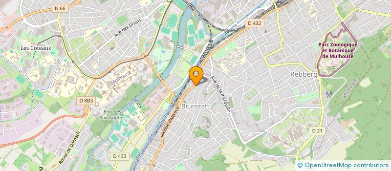 localisation de l'entreprise ALS'ASSUR COURTAGE  BRUNSTATT-DIDENHEIM