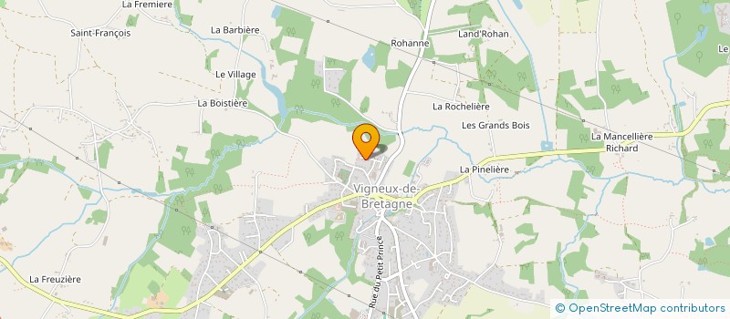 localisation de l'entreprise ALS CREATION à VIGNEUX-DE-BRETAGNE