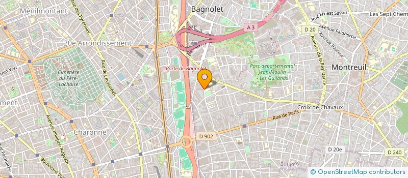 localisation de l'entreprise ALS EPOXY à BAGNOLET