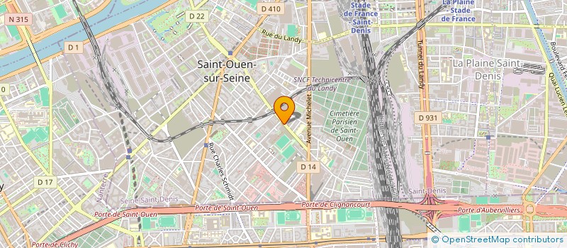 localisation de l'entreprise ALS IMMO à SAINT-OUEN-SUR-SEINE