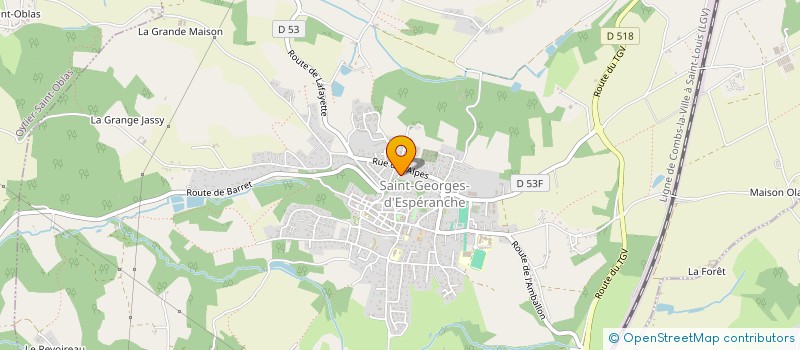 localisation de l'entreprise ALS-IMMO  SAINT-GEORGES-D'ESPERANCHE