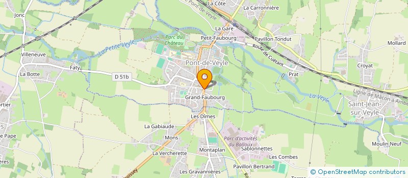 localisation de l'entreprise ALS JOSEPH  PONT-DE-VEYLE