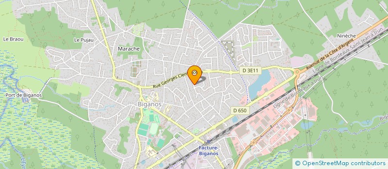 localisation de l'entreprise ALS MENUISERIE  BIGANOS