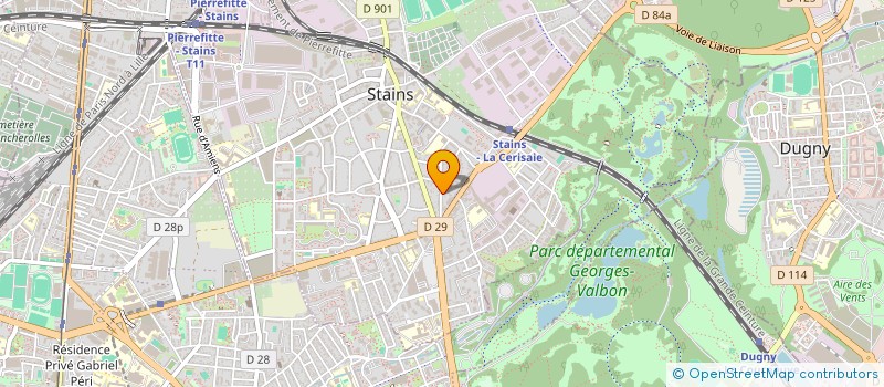 localisation de l'entreprise ALS MODE à STAINS