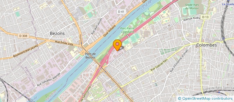 localisation de l'entreprise ALS POLYSECURITE PRIVEE à COLOMBES