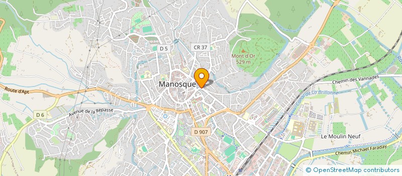 localisation de l'entreprise ALS PROJETS HABITAT à MANOSQUE