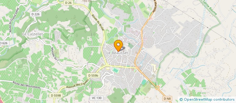 localisation de l'entreprise ALS RIDING (ASLR) à LE BEAUSSET