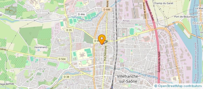 localisation de l'entreprise ALS SARL à VILLEFRANCHE-SUR-SAONE