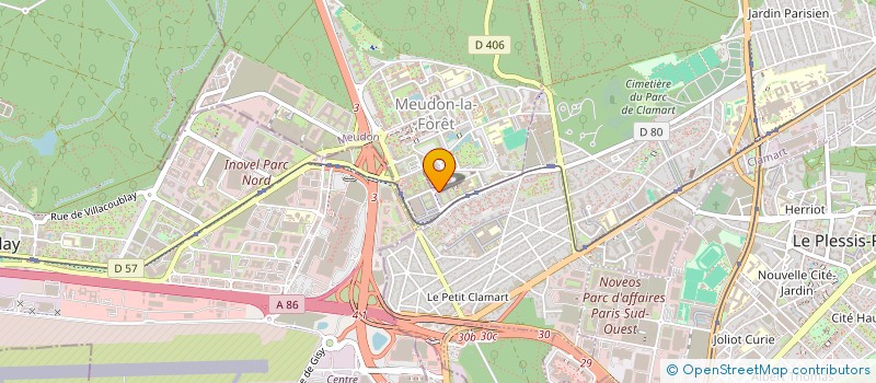 localisation de l'entreprise ALS SERVICES  MEUDON