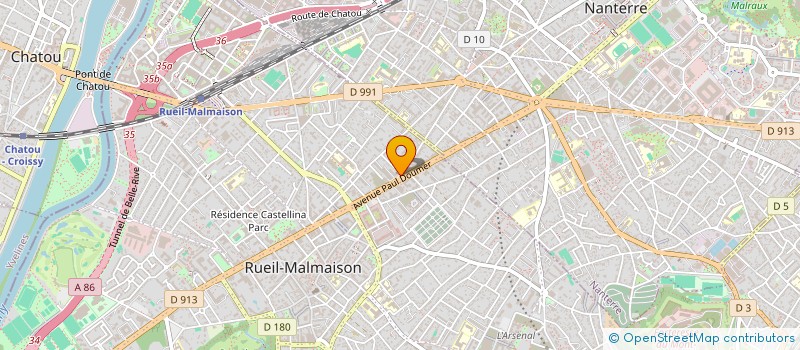 localisation de l'entreprise ALS TECH à RUEIL-MALMAISON