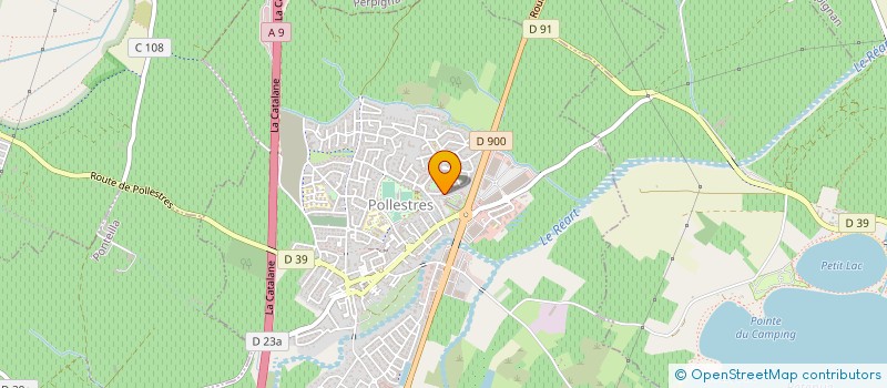 localisation de l'entreprise ALS TELECOM  POLLESTRES