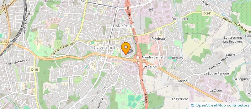 localisation de l'entreprise ALS TRANSPORT à FLOIRAC