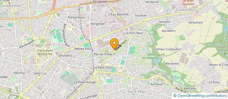 localisation de l'entreprise ALS TRANSPORT à BREST