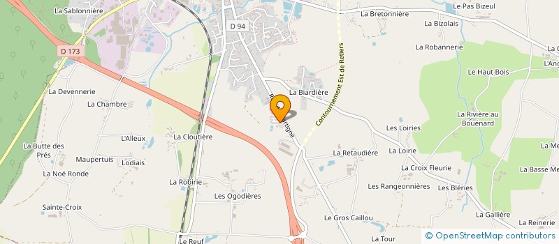 localisation de l'entreprise ALSA 35 TRANSPORT à RETIERS
