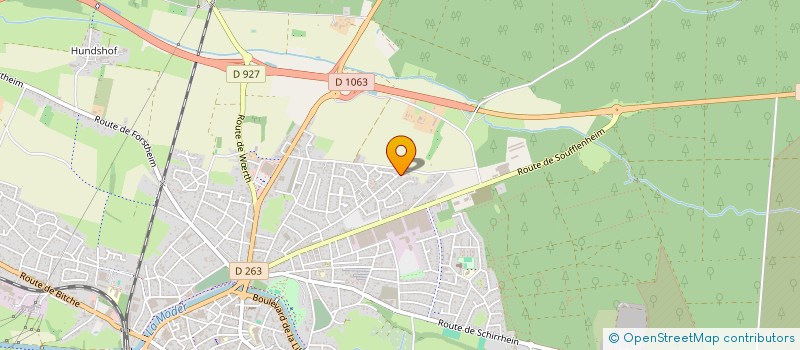 localisation de l'entreprise ALSA'AIR MALYSZ PERE FILS ET FILLE  HAGUENAU