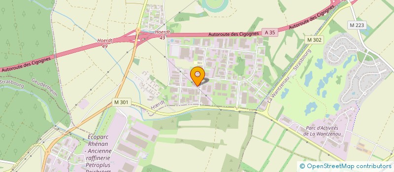 localisation de l'entreprise ALSA BACHES  HRDT