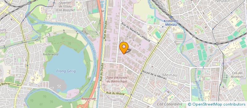 localisation de l'entreprise ALSA BAZAR à STRASBOURG