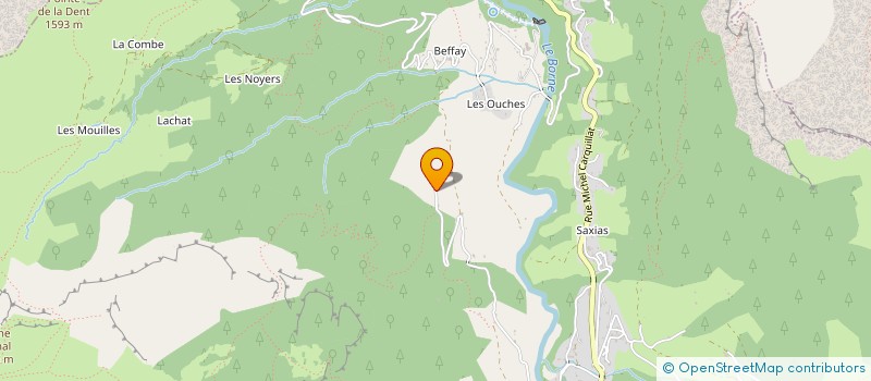 localisation de l'entreprise ALSA CAILLEUX  GLIERES-VAL-DE-BORNE