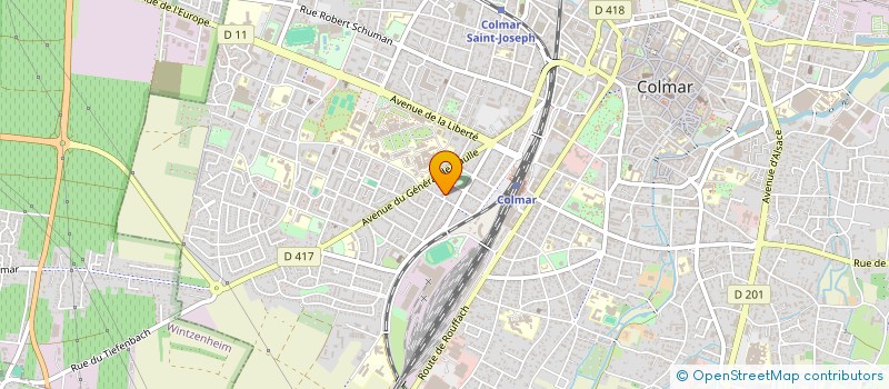 localisation de l'entreprise ALSA DEVELOP INFORMATIQUE ET TELEMATIQUE  COLMAR