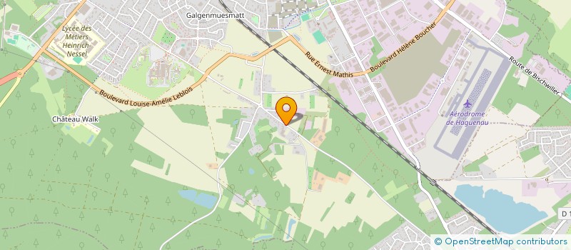 localisation de l'entreprise ALSA FERMETURE  HAGUENAU