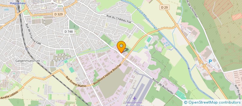 localisation de l'entreprise ALSA-FERMETURES à HAGUENAU