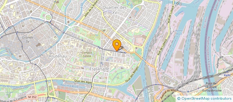 localisation de l'entreprise ALSA-GEST EURL à STRASBOURG
