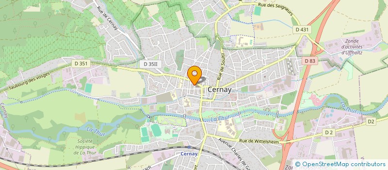 localisation de l'entreprise ALSA MACONNERIE PRO  CERNAY