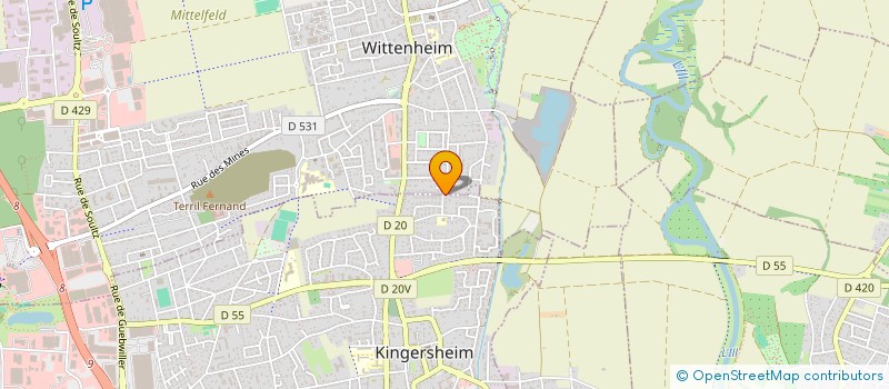 localisation de l'entreprise ALSA MARKET  WITTENHEIM