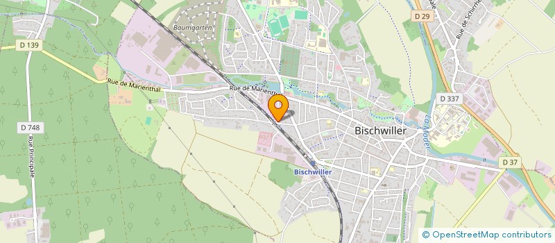 localisation de l'entreprise ALSA NEON  BISCHWILLER