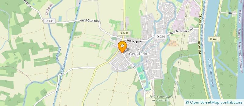 localisation de l'entreprise ALSA'NIMAUX  GERSTHEIM