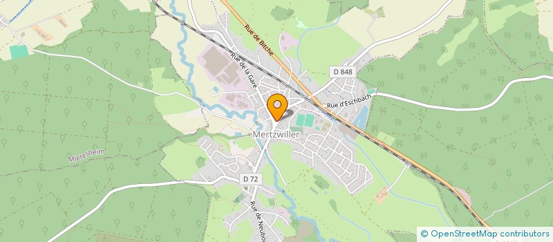 localisation de l'entreprise ALSA PLIAGE METALLERIE SARLU  MERTZWILLER