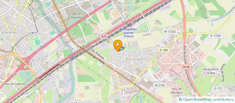 localisation de l'entreprise ALSA POSE MULTISERVICES à LATTES