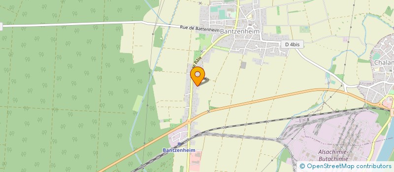 localisation de l'entreprise ALSA PVC PRO à BANTZENHEIM