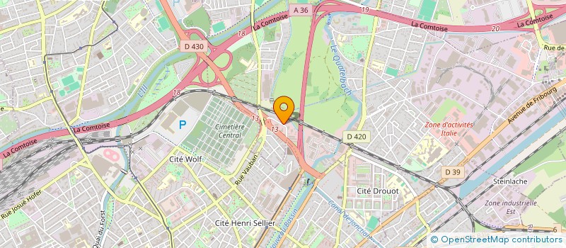 localisation de l'entreprise ALSA RENOV  ILLZACH