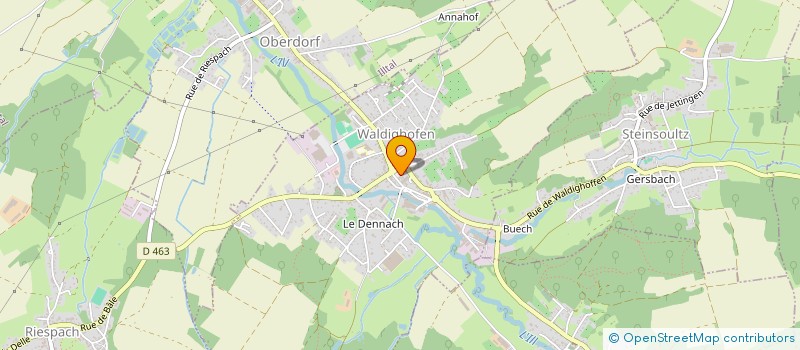 localisation de l'entreprise ALSA SERV  WALDIGHOFEN