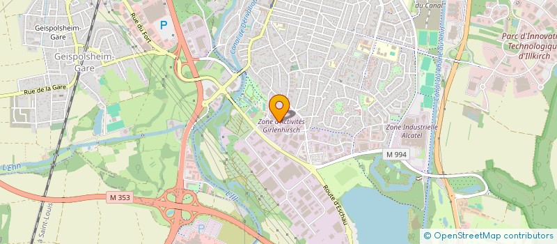 localisation de l'entreprise ALSA SLOT RACE  ILLKIRCH-GRAFFENSTADEN