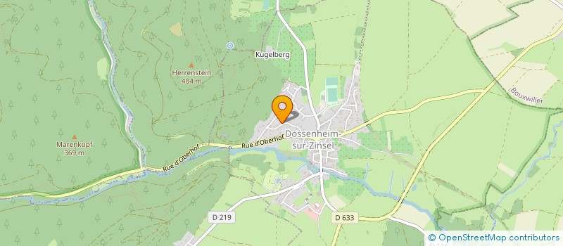 localisation de l'entreprise ALSA SOUDURE  DOSSENHEIM-SUR-ZINSEL