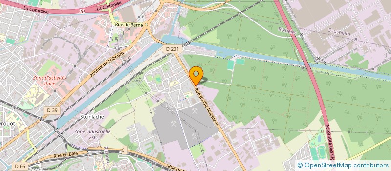 localisation de l'entreprise ALSA TP AMENAGEMENTS  RIXHEIM