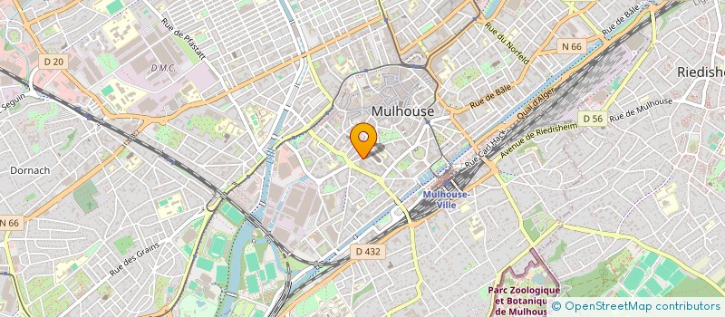 localisation de l'entreprise ALSA VIDEO  MULHOUSE