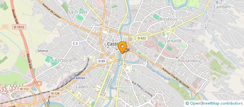 localisation de l'entreprise ALSAAX 89  CASTRES