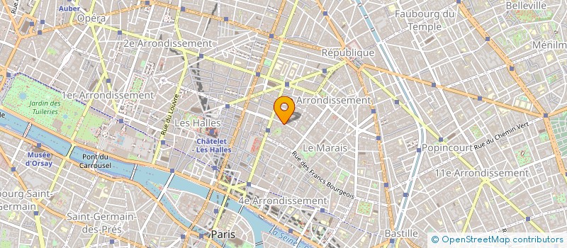 localisation de l'entreprise ALSABE à PARIS