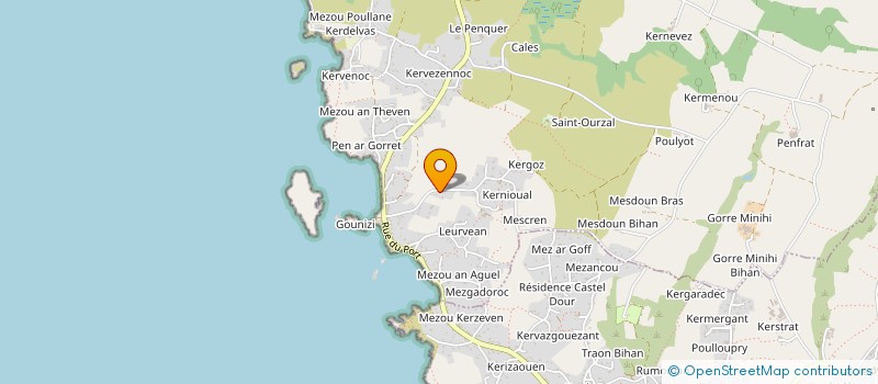 localisation de l'entreprise ALSABREIZH  PORSPODER