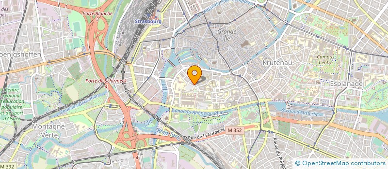 localisation de l'entreprise ALSAC.D ASCENSEURS ET D'AUTOMATISMES à STRASBOURG