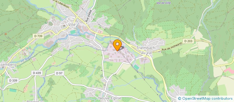 localisation de l'entreprise ALSACE ACCOUVAGE à NEUVE-EGLISE