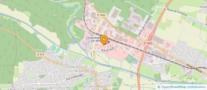 localisation de l'entreprise ALSACE ALIMENTAIRE EQUIPEMENT à SCHWEIGHOUSE-SUR-MODER