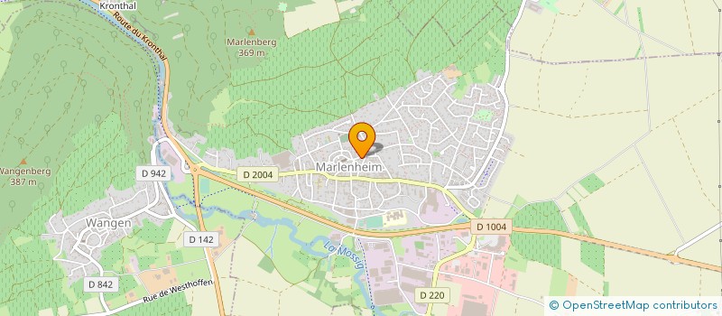 localisation de l'entreprise ALSACE ASSISTANCE à MARLENHEIM